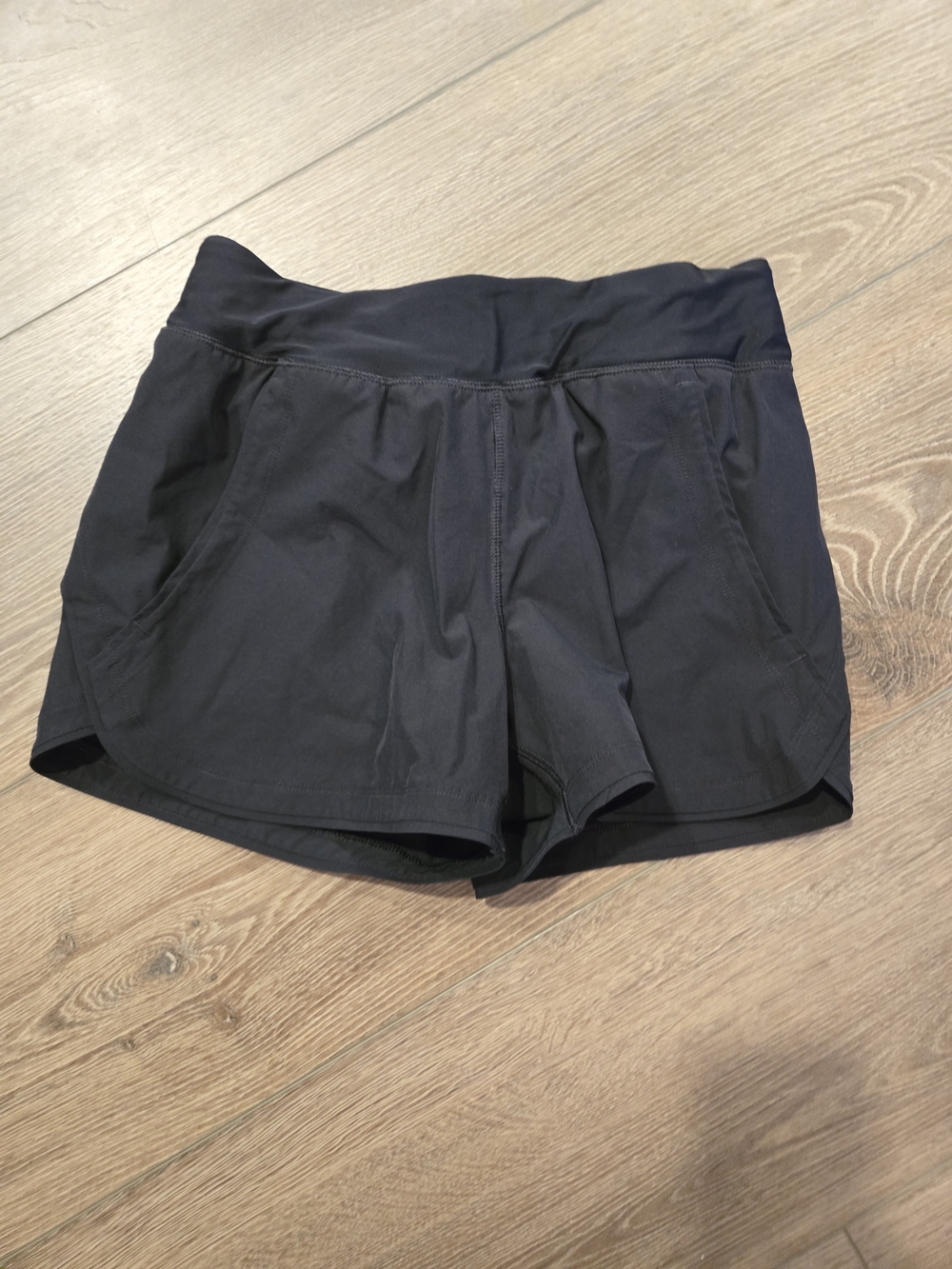 Lands' End Black Athletic Performance Shorts